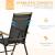Set mobilier gradina/terasa, negru si stejar, 1 masa, 6 scaune, Abigail GartenVIP DiyLine