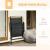 Set mobilier gradina/terasa, negru si stejar, 1 masa, 6 scaune, Abigail GartenVIP DiyLine