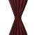 Draperii micro-satin cu bride, 140 x 175 cm, bordo, 2 buc. GartenMobel Dekor