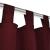 Draperii micro-satin cu bride, 140 x 175 cm, bordo, 2 buc. GartenMobel Dekor