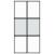Ușă glisantă, negru, 102,5x205 cm, sticlă securizată/aluminiu GartenMobel Dekor