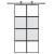 Ușă glisantă, negru, 102,5x205 cm, sticlă securizată/aluminiu GartenMobel Dekor