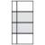 Ușă glisantă, negru, 102,5x205 cm, sticlă securizată/aluminiu GartenMobel Dekor