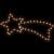 Figurină cometă de Crăciun 48 LED-uri 3 buc. alb cald 65x28 cm GartenMobel Dekor