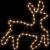Figurină ren de Crăciun cu LED, 3 buc., alb cald, 57x55x4,5 cm GartenMobel Dekor