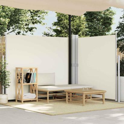 Copertină laterală retractabilă, crem, 180x600 cm GartenMobel Dekor