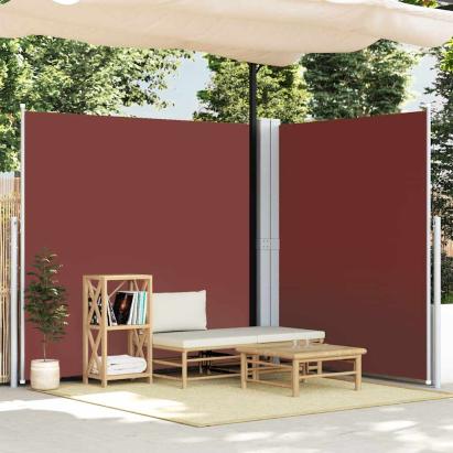 Copertină laterală retractabilă, maro, 200x600 cm GartenMobel Dekor