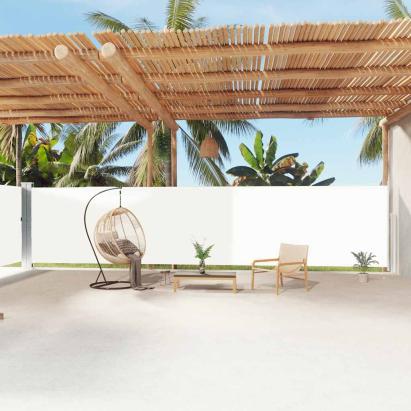 Copertină laterală retractabilă, crem, 180x1200 cm GartenMobel Dekor