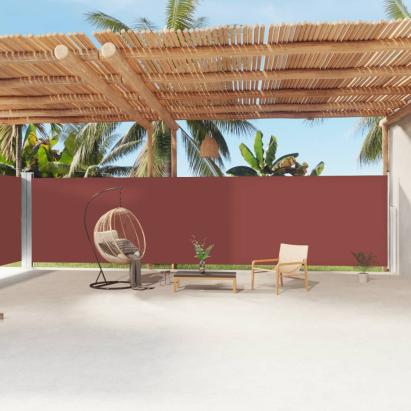 Copertină laterală retractabilă, maro, 200x1200 cm GartenMobel Dekor