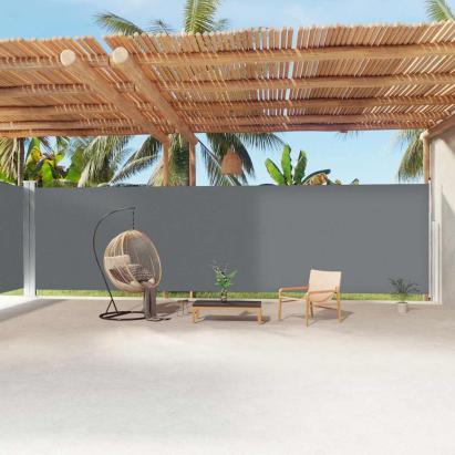 Copertină laterală retractabilă, antracit, 220x1200 cm GartenMobel Dekor