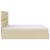 Cadru de pat otoman cu saltea crem 160x200cm stofa GartenMobel Dekor