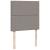 Cadru de pat otoman cu saltele Taupe 200x200cm țesătură GartenMobel Dekor