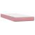Pat box spring cu saltea, roz, 90x210 cm, catifea GartenMobel Dekor