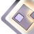 Lustra LED KEREN 24W, Diametru 26cm, Patrata, lumina Rece/Calda/Neutra, Alb ModernLight Concept