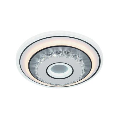 Lustra LED cu cristal MITA 28W, Diametru 20cm, Rotunda, lumina Rece/Calda/Neutra, Alb ModernLight Concept