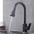 Baterie Bucatarie cu Dus Extractibil, Alama Sanitara, Negru, OD/2040 ModernLight Concept