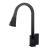 Baterie Bucatarie cu Dus Extractibil, Alama Sanitara, Negru, OD/2040 ModernLight Concept