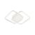 Lustra LED DUOFORM 36W, 3 Patrate, lumina Rece/Calda/Neutra, Alb ModernLight Concept