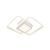 Lustra LED DUOFORM 36W, 3 Patrate, lumina Rece/Calda/Neutra, Alb ModernLight Concept