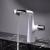Baterie Lavoar cu Dus Extractibil, Alama Sanitara, Crom si Alb, MP016B/C ModernLight Concept
