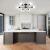 Lustra Mikkos 6XE27 Negru ModernLight Concept