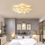 Lustra LED cu telecomanda LOTUS 110W, 9 Petale, lumina Rece/Calda/Neutra, Dimabila, Alb ModernLight Concept