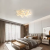 Lustra LED cu telecomanda LOTUS 110W, 9 Petale, lumina Rece/Calda/Neutra, Dimabila, Alb ModernLight Concept