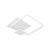 Lustra LED cu telecomanda ANEMONA 75W, 3 Patrate, lumina Rece/Calda/Neutra, Dimabila, Alb ModernLight Concept