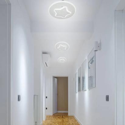 Lustra LED HEATH STEA, 30W, Diametru 20cm, lumina Neutra, Alb ModernLight Concept