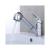 Baterie Tip Frizerie cu Dus Extractabil, Aliaj, Crom, FR001 ModernLight Concept