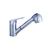 Baterie Tip Frizerie cu Dus Extractabil, Aliaj, Crom, FR001 ModernLight Concept