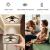 Lustra LED VERTEX Tesser 36W, 4 Patrate, lumina Rece/Calda/Neutra, Negru ModernLight Concept