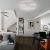 Lustra LED cu telecomanda FELIX 107W, 5 Patrate, lumina Rece/Calda/Neutra, Dimabila, Alb ModernLight Concept