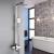 Coloana de dus, Inox, para patrata, efect ploaie, 3 functii, montare pe perete, Satinat, Accesorii Incluse, LY005 ModernLight Concept