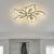 Lustra LED cu telecomanda JASMINE 73W, 5 Petale, lumina Rece/Calda/Neutra, Dimabila, Alb ModernLight Concept