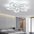 Lustra LED cu telecomanda JASMINE 73W, 5 Petale, lumina Rece/Calda/Neutra, Dimabila, Alb ModernLight Concept