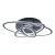 Lustra LED cu telecomanda GENTIANA 75W, 3 Elipse, lumina Rece/Calda/Neutra, Dimabila, Negru ModernLight Concept