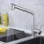 Baterie bucatarie cu dus extractibil Starke CF019, monocomanda, inox, cartus ceramic, satinat ModernLight Concept