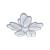 Lustra LED cu telecomanda TULIP 73W, 5 Petale, lumina Rece/Calda/Neutra, Dimabila, Alb ModernLight Concept