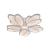 Lustra LED cu telecomanda TULIP 73W, 5 Petale, lumina Rece/Calda/Neutra, Dimabila, Alb ModernLight Concept