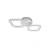 Lustra LED ERIKA 11W, 2 Patrate, lumina Neutra, Alb ModernLight Concept