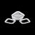 Lustra LED ERIKA 24W, 3 Patrate, lumina Neutra, Alb ModernLight Concept