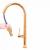 Baterie Bucatarie cu Dus Extractibil, Alama Sanitara, Auriu, CF2043 ModernLight Concept