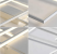 Lustra LED cu telecomanda LANDYN 71W, lumina Rece/Calda/Neutra, Dimabila, Alb ModernLight Concept