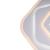 Lustra LED cu telecomanda PENTAGON 59W, lumina Rece/Calda/Neutra, Alb ModernLight Concept