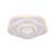 Lustra LED cu telecomanda PENTAGON 59W, lumina Rece/Calda/Neutra, Alb ModernLight Concept