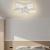 Lustra LED cu telecomanda ORCHID 65W, 5 Petale, lumina Rece/Calda/Neutra, Dimabila, Alb ModernLight Concept