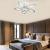 Lustra LED cu telecomanda ORCHID 65W, 5 Petale, lumina Rece/Calda/Neutra, Dimabila, Alb ModernLight Concept