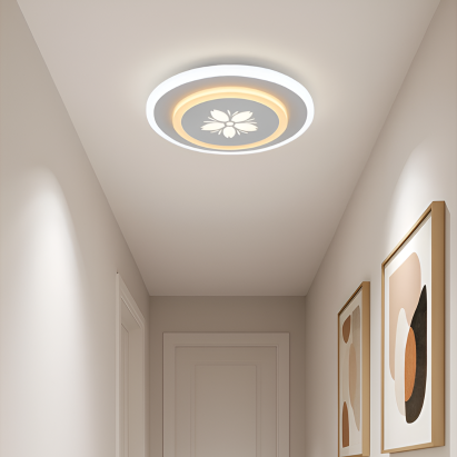 Lustra LED GUARELLA, 30W, Rotunda, lumina Rece/Calda/Neutra, Alb ModernLight Concept