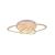 Lustra LED cu telecomanda GENTIANA 83W, 3 Elipse, lumina Rece/Calda/Neutra, Dimabila, Alb ModernLight Concept